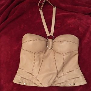 Harley Davidson leather tank